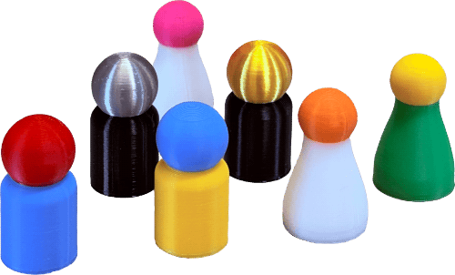 2 colour game playing pieces uk