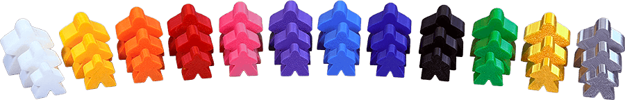 multi colour meeples for sale