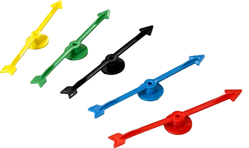 Plastic Arrow Head Spinners