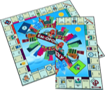 custom printed pocket size game board uk