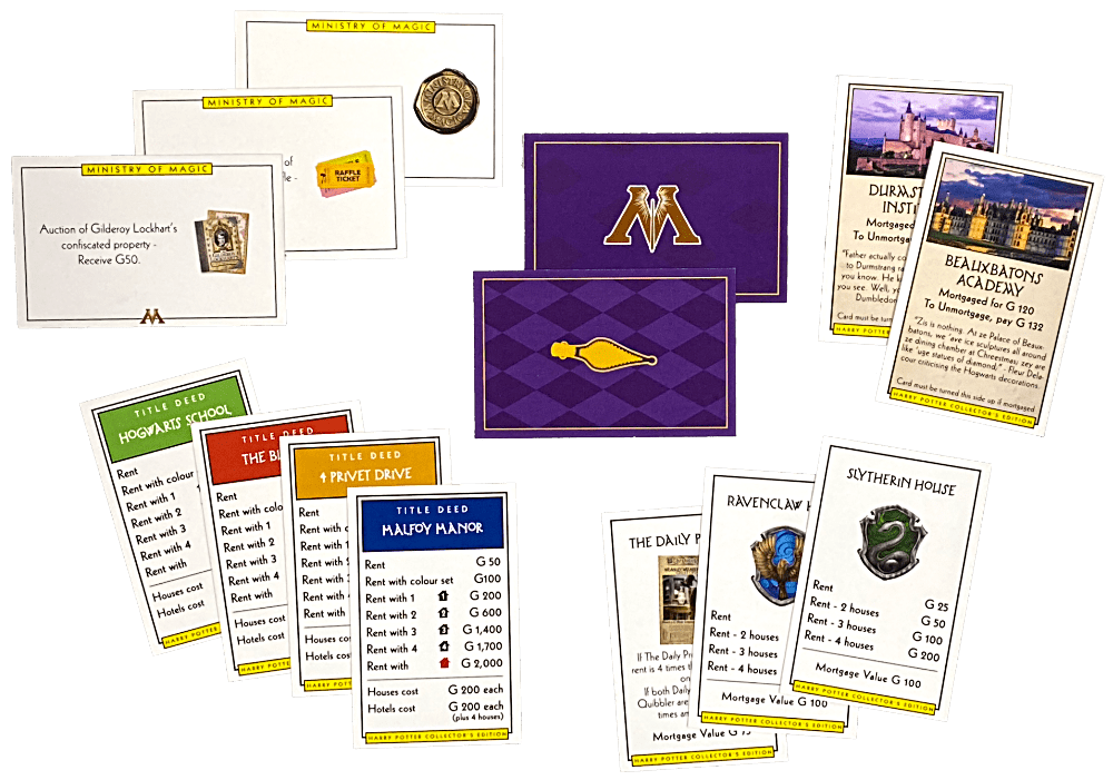 sets of monopoly trading card printing