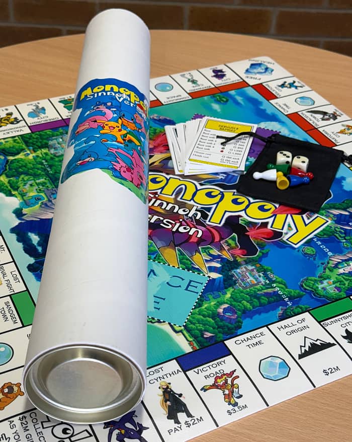 custom printer sticker on game tube