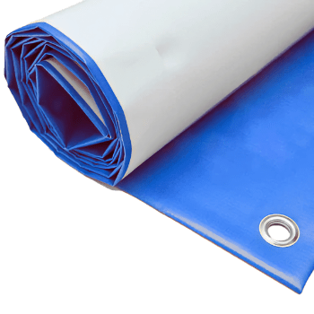 Banner with a fully printed background and coloured text and graphics